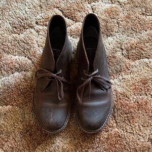 Clarks Dark Brown Chukka Boots for Men